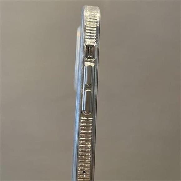 iPhone 16 Pro Case Silver Glitter Feather Design Girl Case - Picture 5 of 7